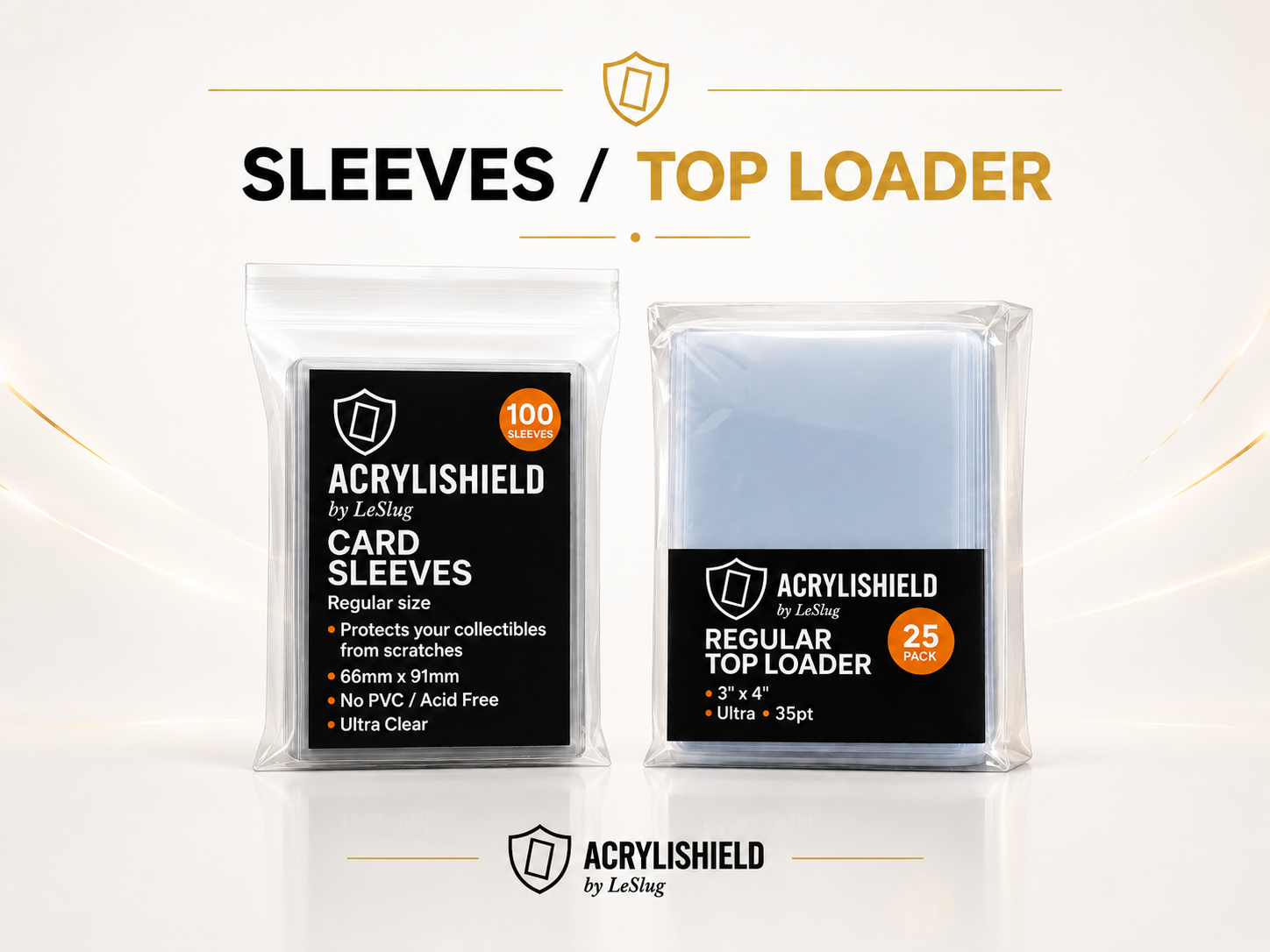 Sleeves et Top loaders